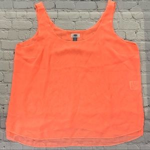 Old Navy Neon Sheer Tank Top